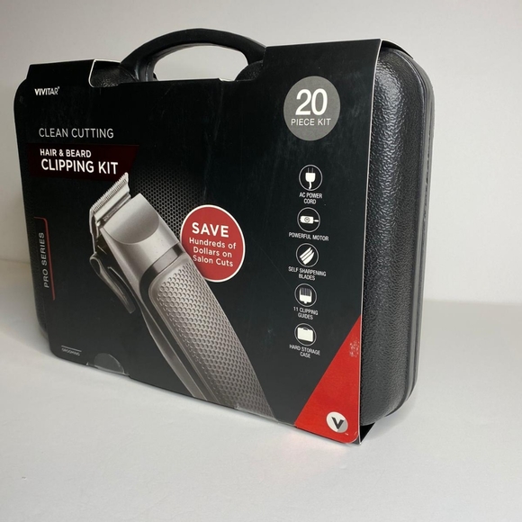 vivitar clean cutting hair and beard